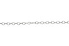 Sterling Silver  3.3x4.25mm Cable Chain - Sold By 6 Inches