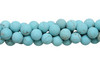 Howlite Turquoise Matte 10mm Round