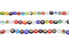 Millefiori Beads 8mm Coin