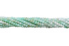 Chrysoprase Polished Peru Banded 2mm Faceted Rondelle