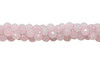 Rose Quartz Polished 12mm Faceted Round - 64 Cut