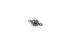 Gunmetal 14x8mm Round Magnetic Clasp