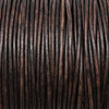 Natural Dark Brown 1.5mm Leather Cord - Sold by the Foot