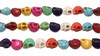 Magnesite Polished Multi Color 10x8mm Skull