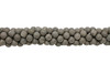 Grey Wood Matte No Wax 10mm Round