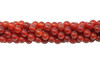 Carnelian A Grade Polished 8mm Round - 2mm Large Hole
