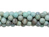 Fire Agate Polished 8mm Round - 2mm Large Hole