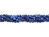 Kyanite Polished 3mm Faceted Round - Dark Blue Enhanced