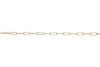 14K Gold Filled 1.8x5.1mm Fancy Paper Clip Chain - Sold By 6 Inches