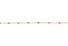 14K Gold Filled 1.5mm Bar Chain - Sold By 6 Inches