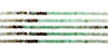 Chrysocolla Banded 2x3mm Faceted Rondelle