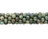 African Turquoise Polished 10mm Round