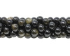 Golden Rainbow Obsidian A Grade Polished 12mm Round