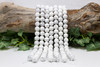 Howlite Matte White 12mm Round