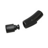 Frosted Gunmetal Matte 6mm Cord Bayonet Clasp