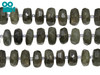 Labradorite Polished 7x13mm Faceted Rondelle
