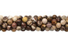 Brown Zebra Jasper A Grade 8mm Round