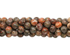 Red Leopardskin Jasper Polished 8mm Round