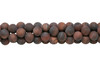 Red Tiger Eye Matte 12mm Round