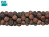 Red Tiger Eye Matte 6mm Round