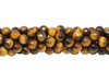 Tiger Eye Grade A Polished 8mm Faceted Round