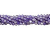 Purple Zircon CZ Grade AA Polished 2.5mm Faceted Round