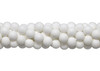 White Shell Matte A Grade 8mm Round