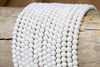 White Shell Polished A Grade 4mm Round