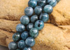 Kyanite Polished 8mm Round - Blue / Green