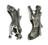 Stainless Steel 38x11-14mm Dragon Head Bead