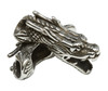 Stainless Steel 38x11-14mm Dragon Head Bead