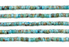 Natural Turquoise Polished 2x4mm Wheel