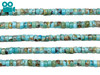 Natural Turquoise Polished 2x4mm Wheel