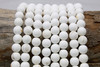 Howlite Natural Matte 8mm Round