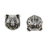 Stainless Steel 13mm Bear Bead