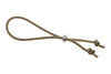 Khaki - 2mm Braided Nylon Chinese Knotting Cord - Sold by the Foot