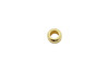 Gold Plated Micro Pave 5x8mm Round Bead