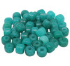 Forte Bead - Manmade Dyed Dark Teal Jade - Sold Individually