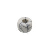 Forte Bead - Manmade White Howlite - Sold Individually