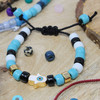 Forte Bead - Blue Turquoise Glass - Sold Individually