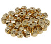 Gold Plated Wheel Rondelle 8mm Forte Bead - Sold Individually