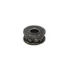 Gunmetal Plated Micro Pave Rondel 8mm Forte Bead - Sold Individually