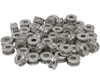 Silver Plated Micro Pave Rondelle 8mm Forte Bead - Sold Individually