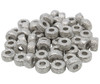 Silver Plated Textured Rondelle 8mm Forte Bead - Sold Individually