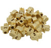 Gold Plated 12x14mm Hamsa Eye Bead - Sold Individually
