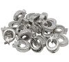Silver Plated 13x19mm Textured Moon and Star Bead - Sold Individually