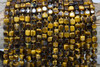 Tiger Eye Polished 5-6mm Irregular Cube