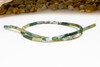 Moss Agate Polished 4x13mm Tube