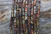 Red Leopardskin Jasper Polished 4x13mm Tube