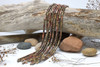 Red Leopardskin Jasper Polished 4x13mm Tube